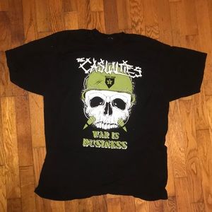 The Casualties Punk T Shirt XL
